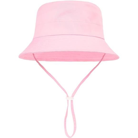 Sun Hat UPF 50+ Sun Protective Toddler Bucket Hat Pink - Picture 1 of 7